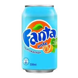 Πορτοκαλάδα Fanta μπλε 330ml 